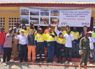 BOKE : Kinsy/Missira : UMS et la Fondation Wazni réaffirment leur engagement en faveur du développement communautaire à travers la rénovation d’une école